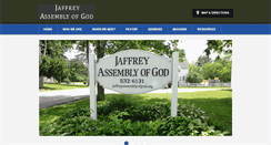 Desktop Screenshot of jaffreyassemblyofgod.org